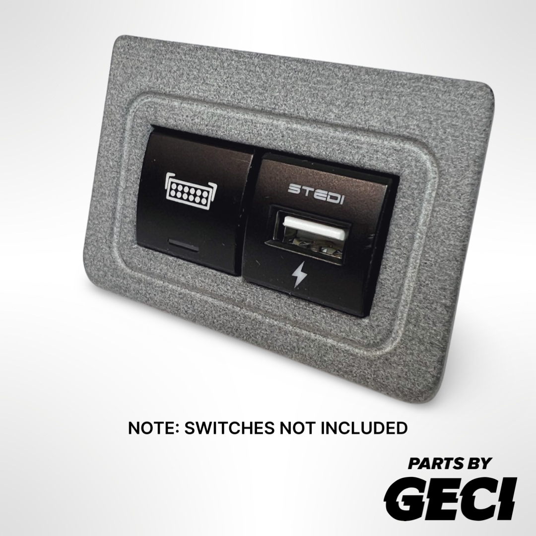 Subaru Brumby/Brat/Leone 1981-1994 2-Way Switch Insert Panel for 22mm Toyota Switches