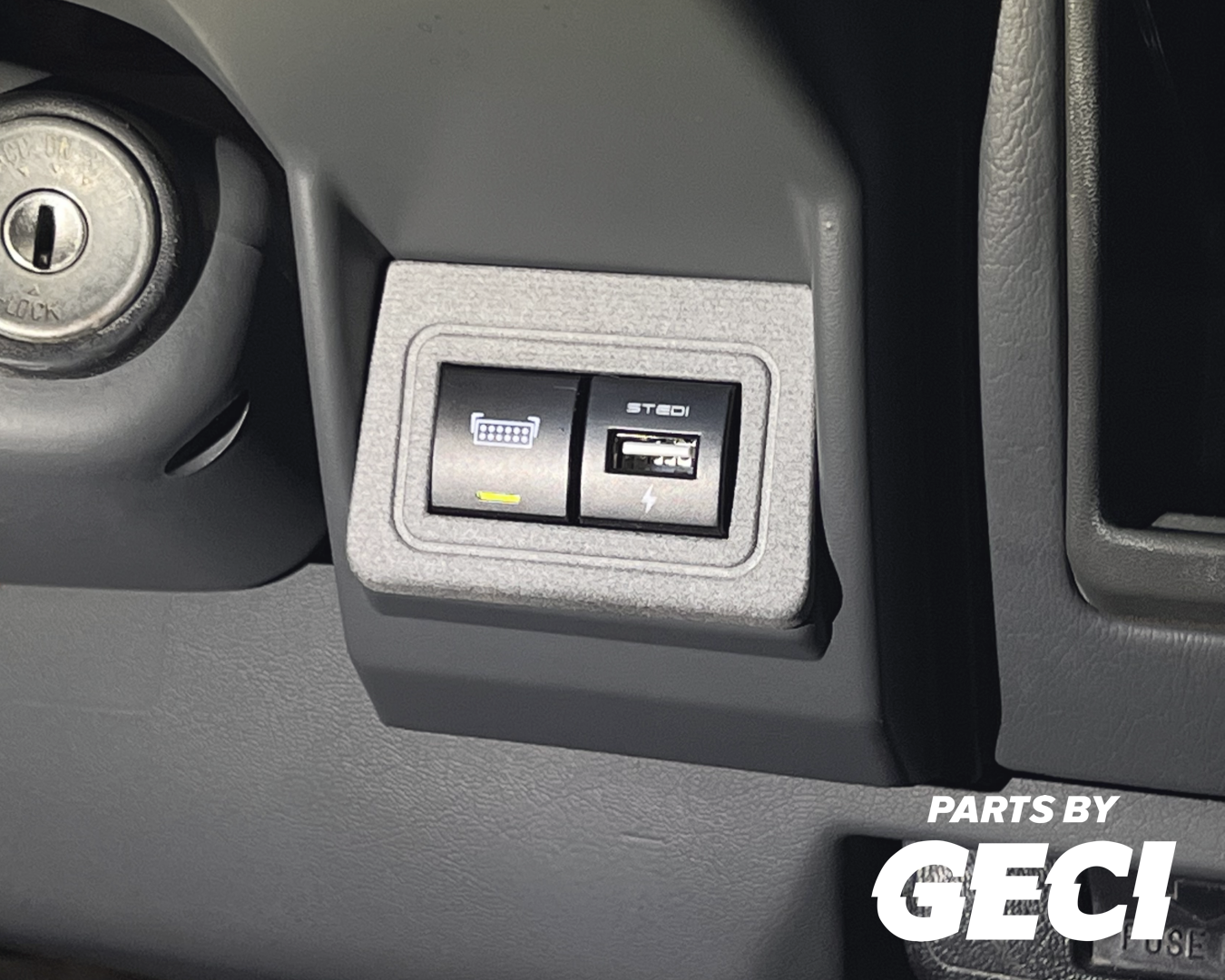 Subaru Brumby/Brat/Leone 1981-1994 2-Way Switch Insert Panel for 22mm Toyota Switches
