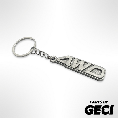 Porte-clés avec badge 4x4 Subaru Brumby/Brat/MY