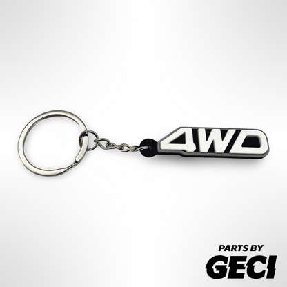 Porte-clés avec badge 4x4 Subaru Brumby/Brat/MY