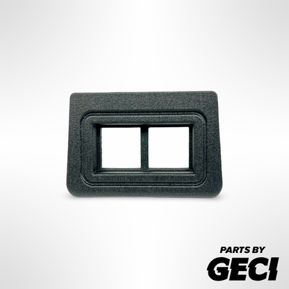 Subaru Brumby / Brat / Leone 1981–1994 Panneau d'insertion à 2 interrupteurs pour interrupteurs Toyota 22mm