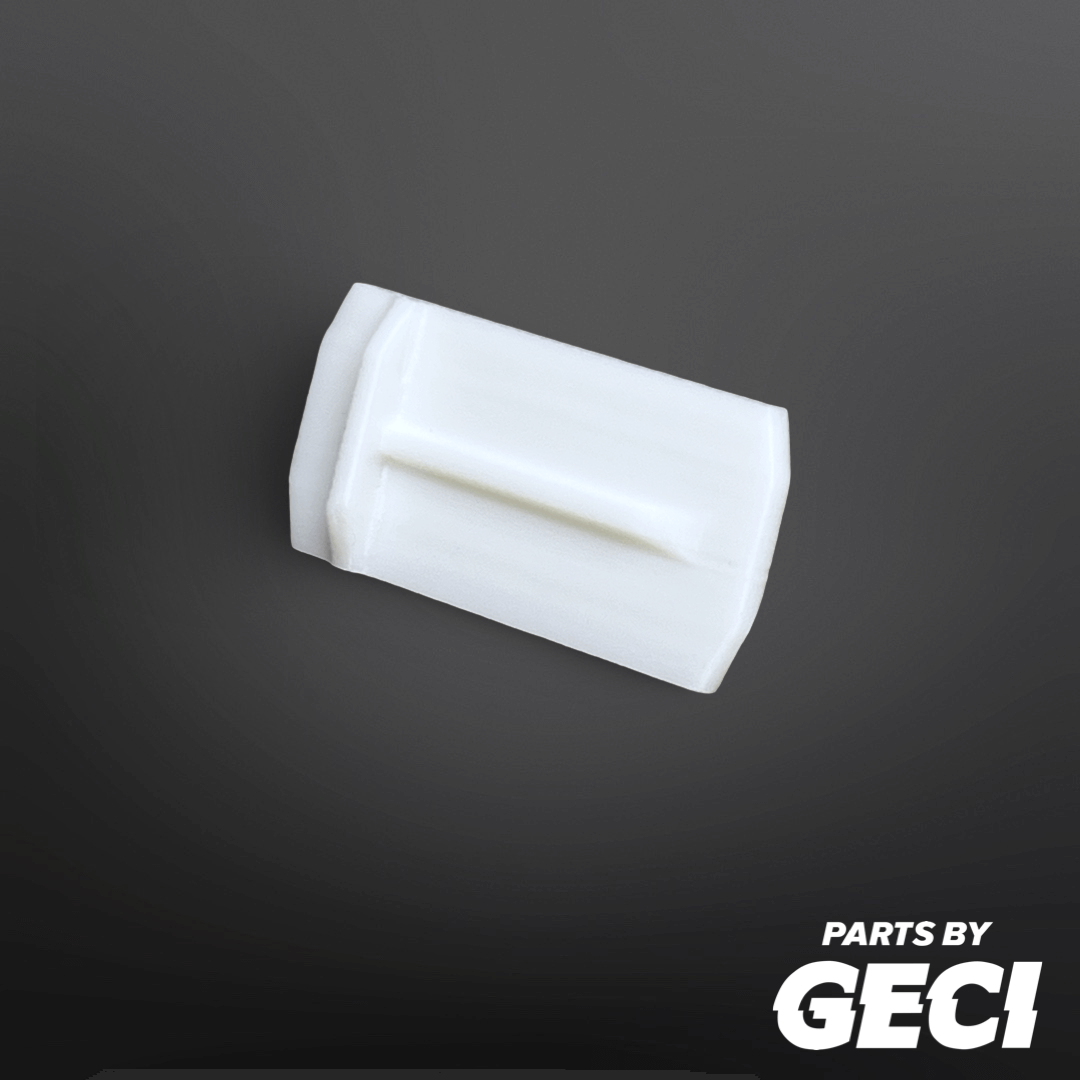 Subaru Brumby/Brat/Leone Body Trim Clip (Non-Chrome Type) in white, essential for replacing brittle clips.